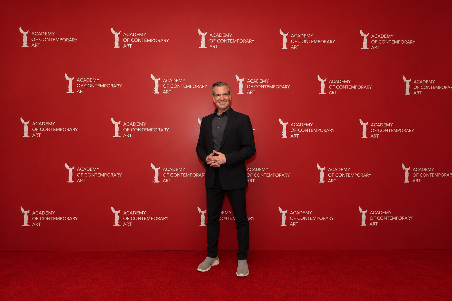 Mayor Steven Meiner on the Academy of Contemporary Art Gala red carpet